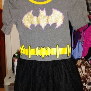 Brand New Kids Superhero Costume with Gold and Black Design